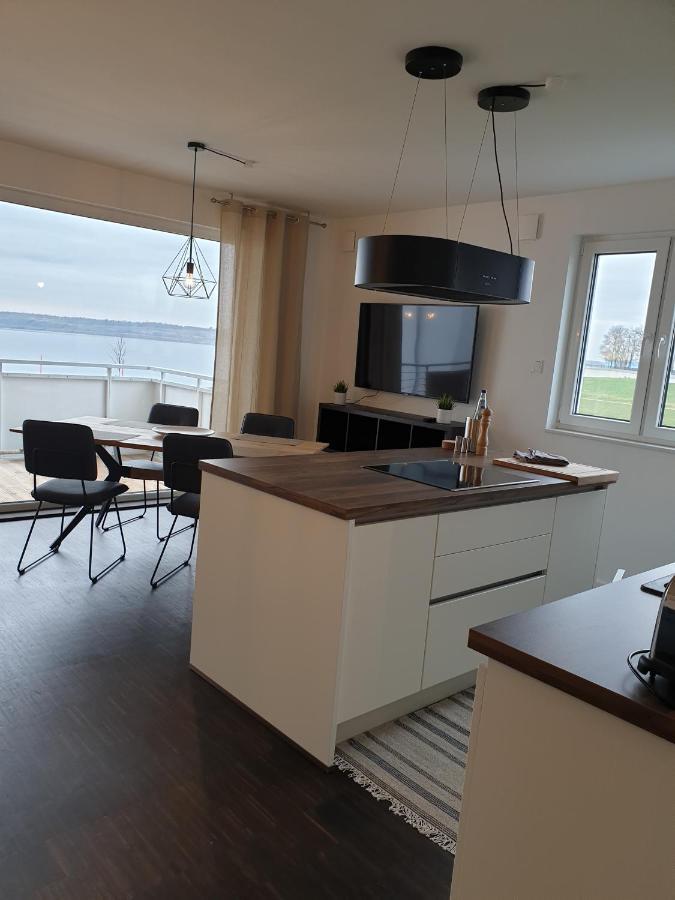 Ferienwohnung Seeblick Lausitzer Seenland Grossraeschen Extérieur photo