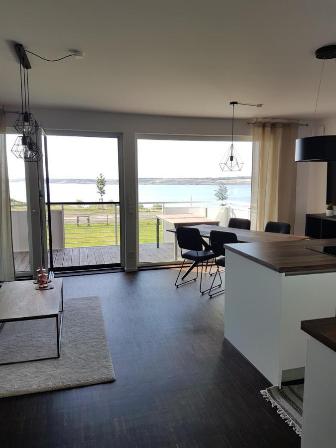 Ferienwohnung Seeblick Lausitzer Seenland Grossraeschen Extérieur photo